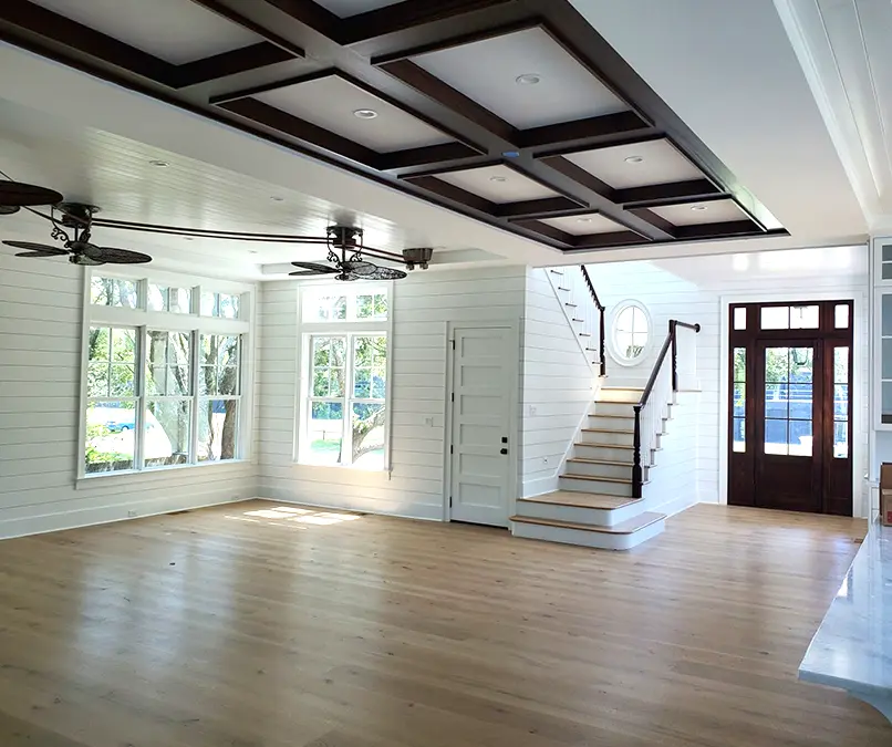 Classic home interior with refinished floor by Randy Stewart's Hardwood Flooring