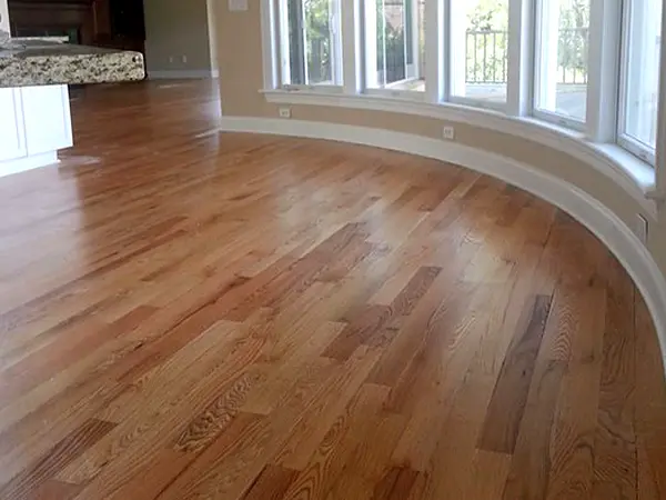 Hardwood floor refinishing in entire home