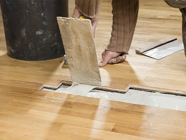 Wood flooring restoration