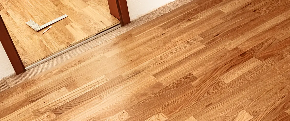 Hardwood flooring installation