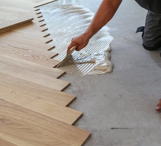 Glue laminate installation