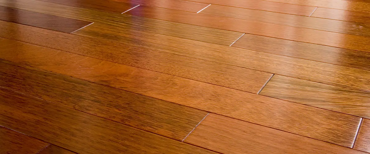 Cherry flooring floorboards