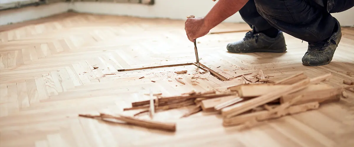 Hardwood floor resurface